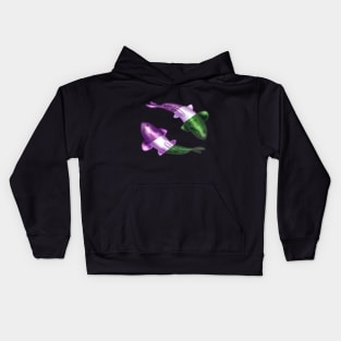 GenderQueer LGBTQ Koi Fish Kids Hoodie